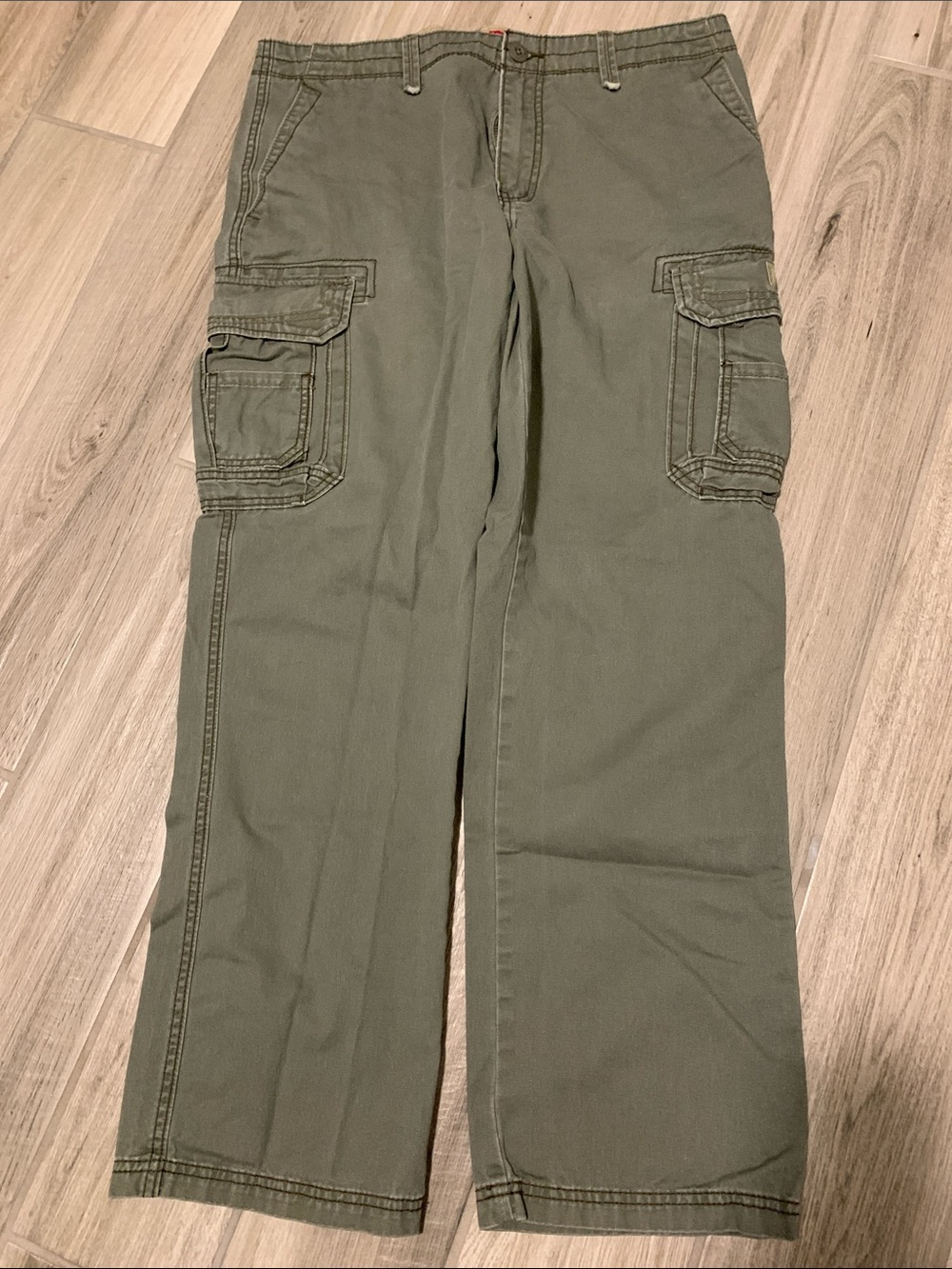 Unionbay Men's Utility Cargo Pants in Olive Size 36 x 32